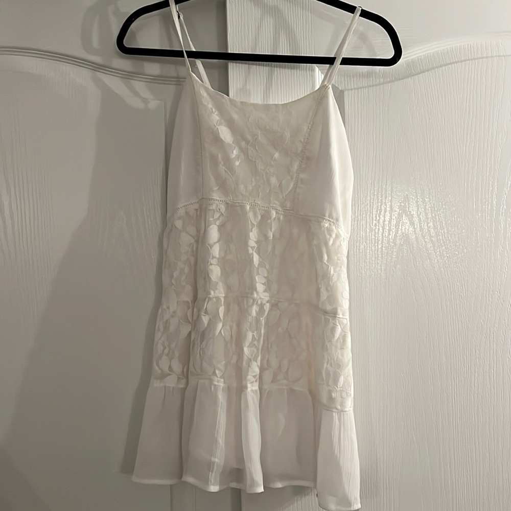 Abercrombie Kids XL white lace dress